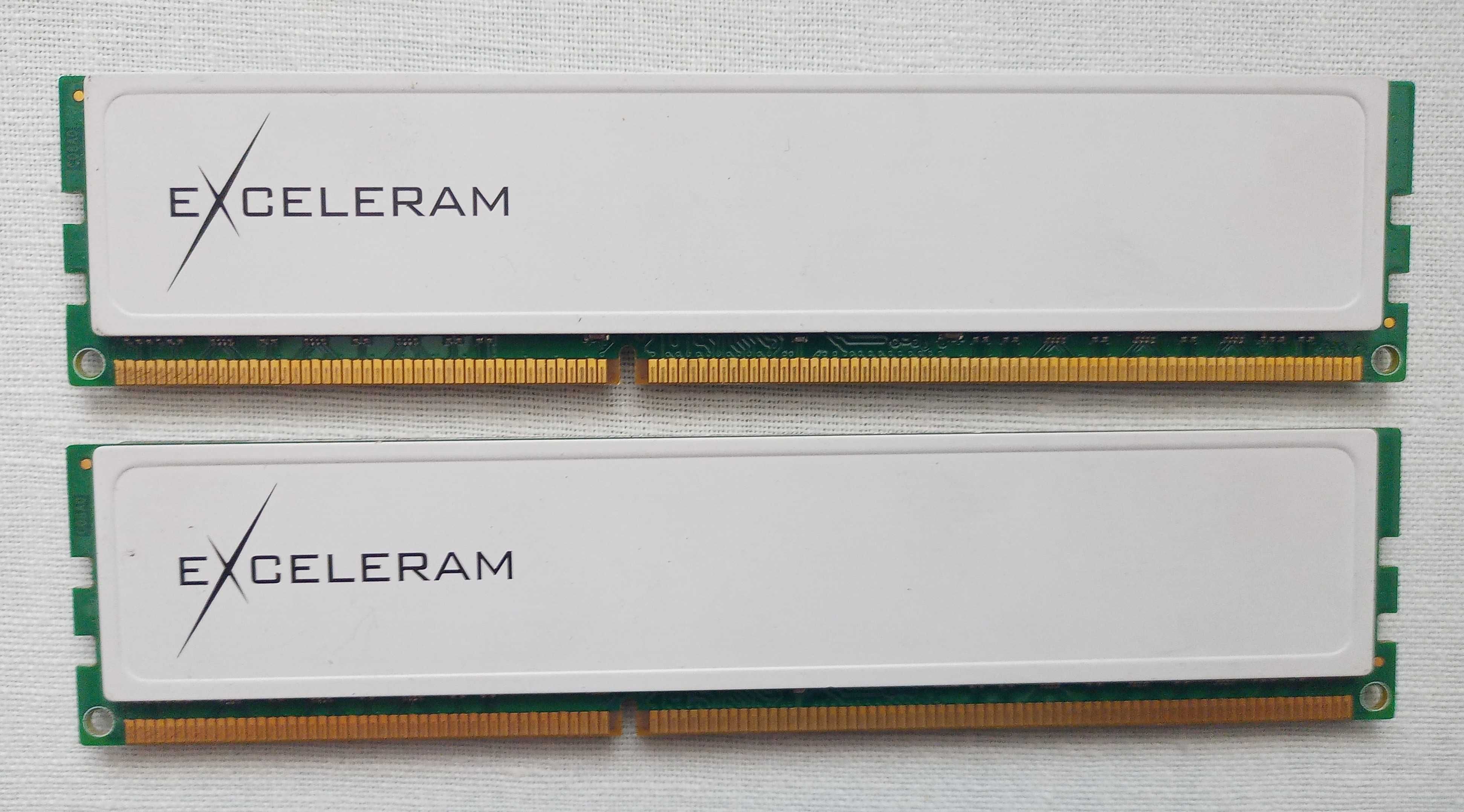 Память DDR3 16GB Exceleram 1600Mhz в белых радиаторах