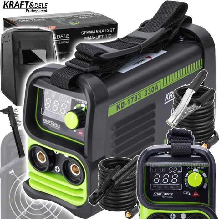 KRAFT&DELE Spawarka Inwerterowa 330a Mma Tig Lift Vrd 230v/50hz KD1783