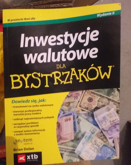 Inwestycje walutowe dla bystrzaków książka dla inwestorów