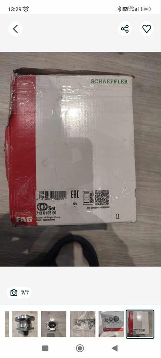 FAG łożysko piasta tył Audi A6 C5