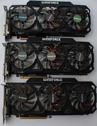 3x Gigabyte GTX 780 3GB Uszkodzone kompletne