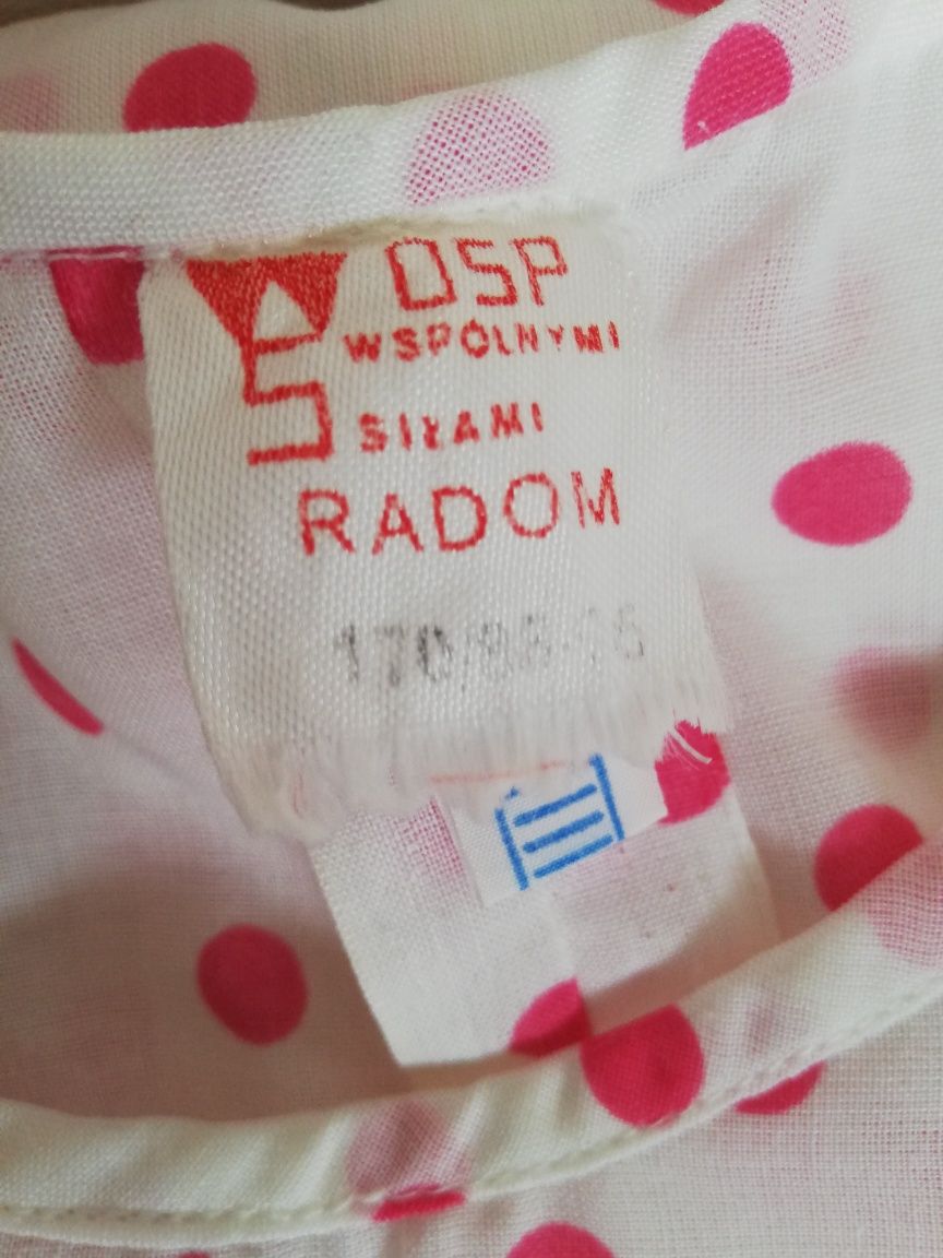 Nowa koszula nocna z długim rękawem roz L - PRL