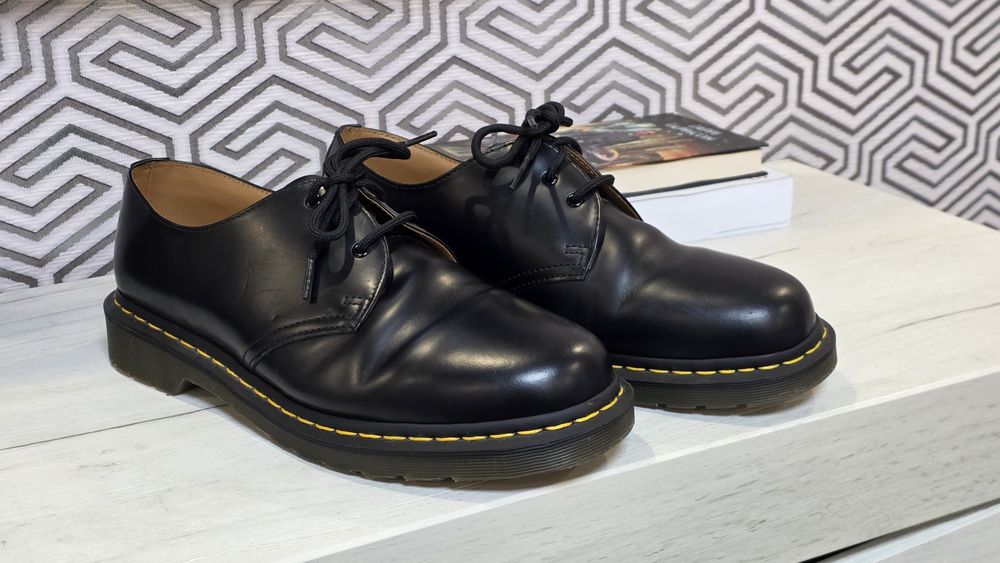 Оригінальні туфлі Dr. Martens 1461 Black Smooth