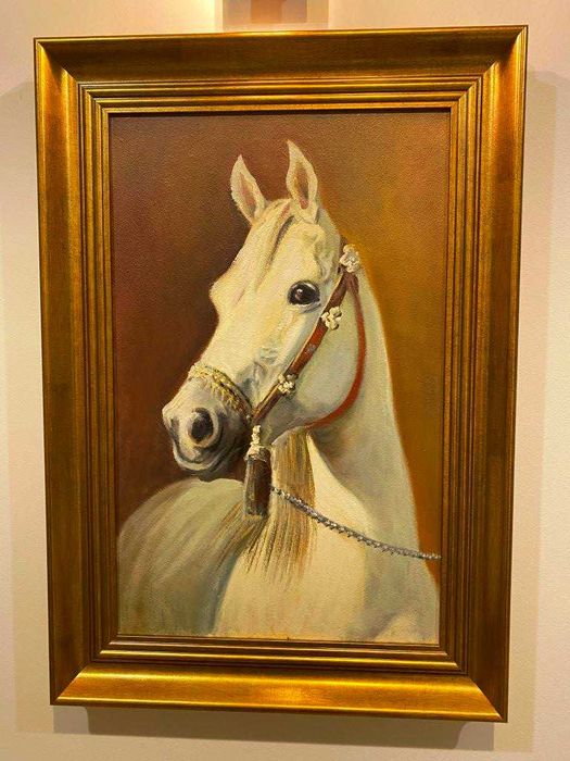 Obraz olejny na płótnie, Polski malarz