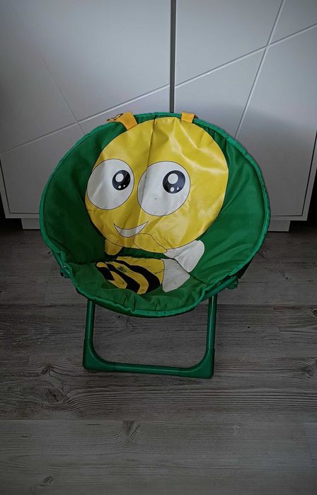 Krzesełko składane dla mniejszego dziecka Pszczółka