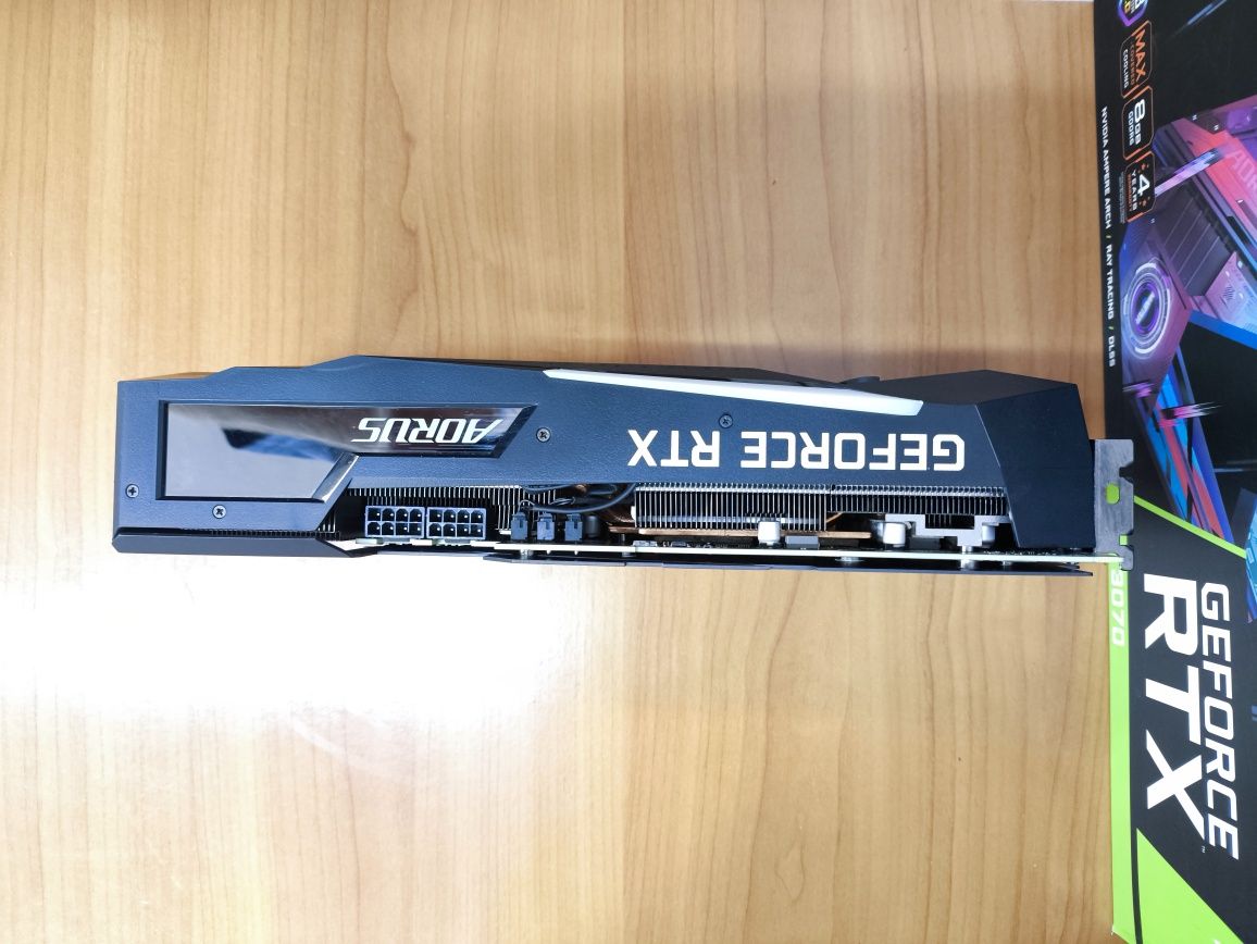 Gigabyte Aorus RTX 3070 Master 8GB karta graficzna RGB LCD