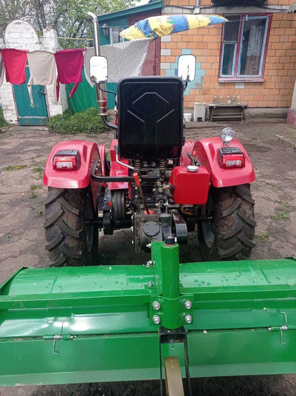 Мототрактор Кентавр 200В з фрезою та плугом