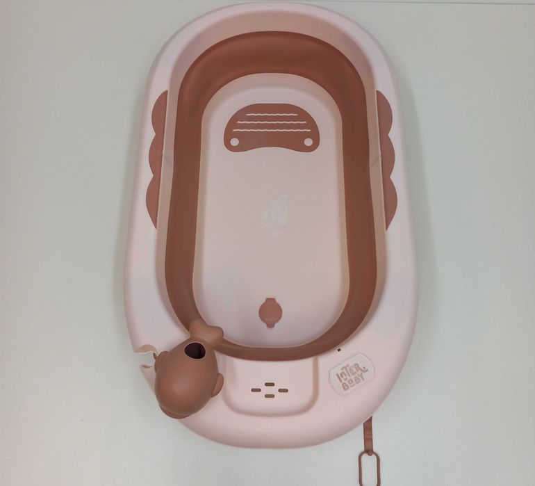 Interbaby Wanna wanienka składana dla dziec różowa B301 A