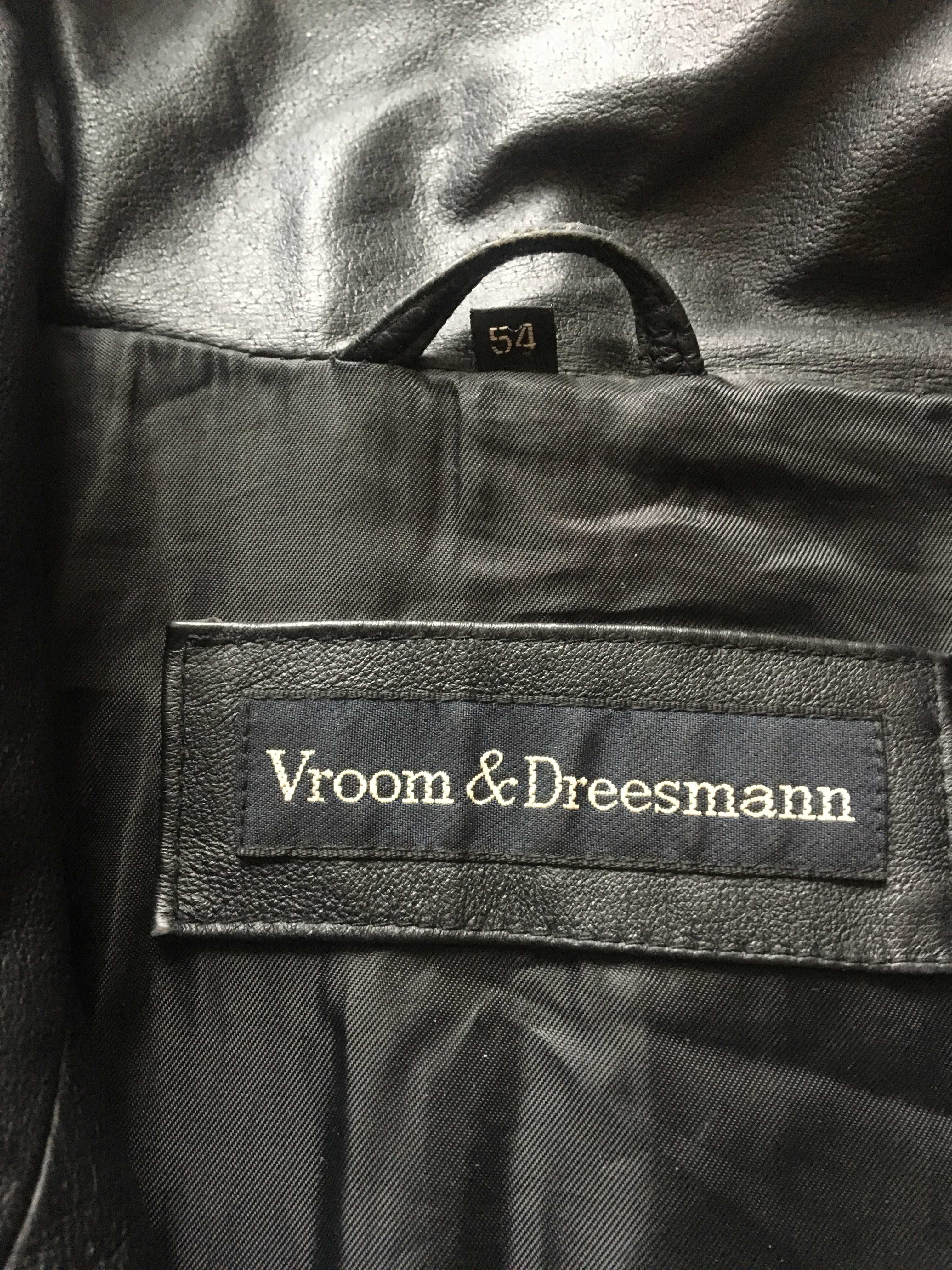 Kurtka skórzana Vroom&Dreesmann rozmiar 54 XL/XXL jak nowa