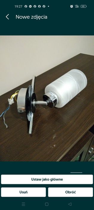 Kinkiet lampa ozdobny