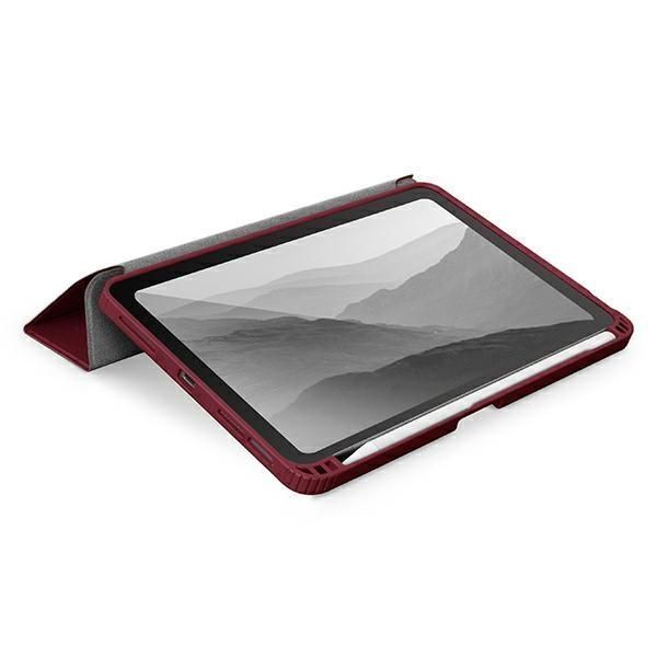 Uniq Etui Moven Ipad Mini (2021) Antimicrobial Bordowy/Burgundy