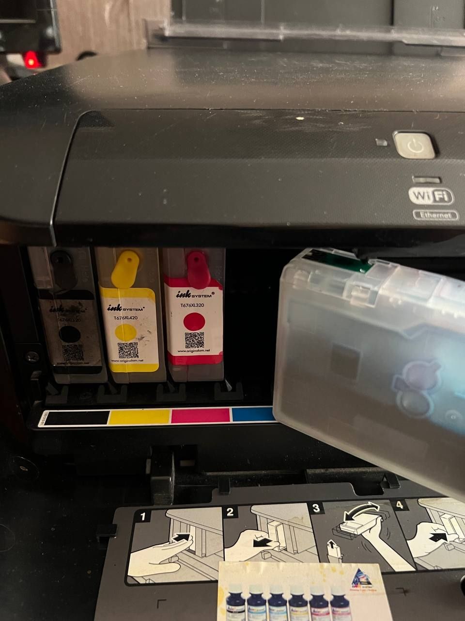 Принтер EPSON WP-4020 и три в одном HP