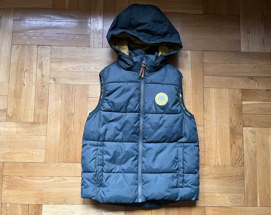 Bezrękawnik z kapturem - H&M - rozmiar 134/140
