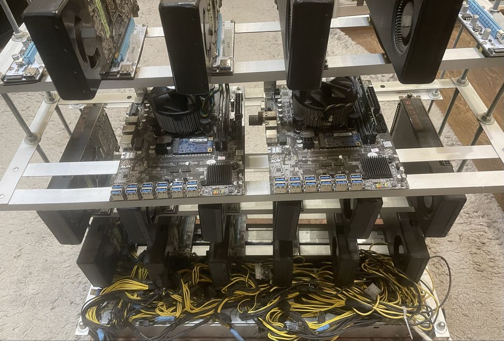 Майнінг ферма rx480 8gb (18шт)