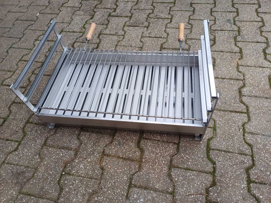 Grelhador inox 60x40 ou 58x40, 68x40,70x40 e 80x40 para churrasqueira