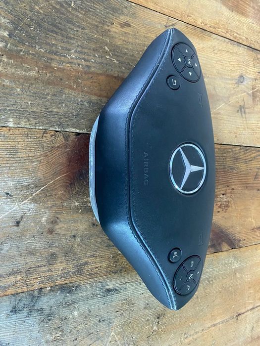 MERCEDES 221 lift poduszka kierowcy skorzana igla