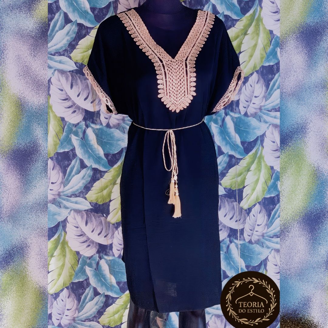 Vestidos com detalhe de renda