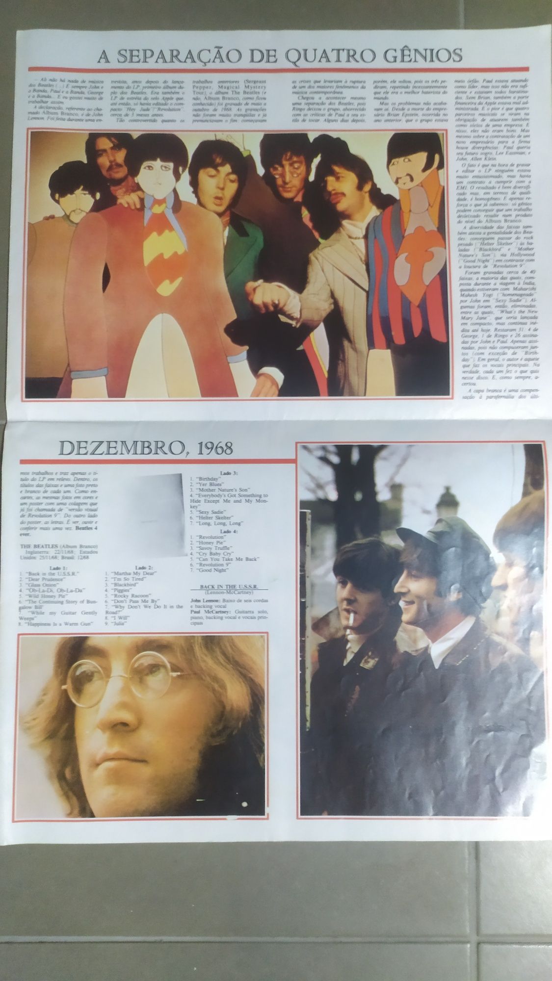 Revistas (6) / poster antigas The Beatles