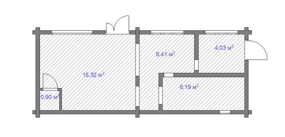 Дерев’яний павільйон 40 м² (збірно-розбірний)