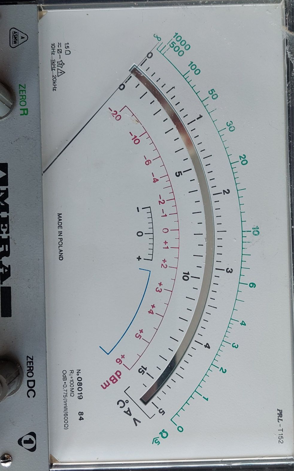 Miernik Mera Tronik Meratronik V640 PRL