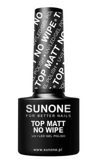 SUNONE - Top Matt No Wipe 5g - lakier hybrydowy top