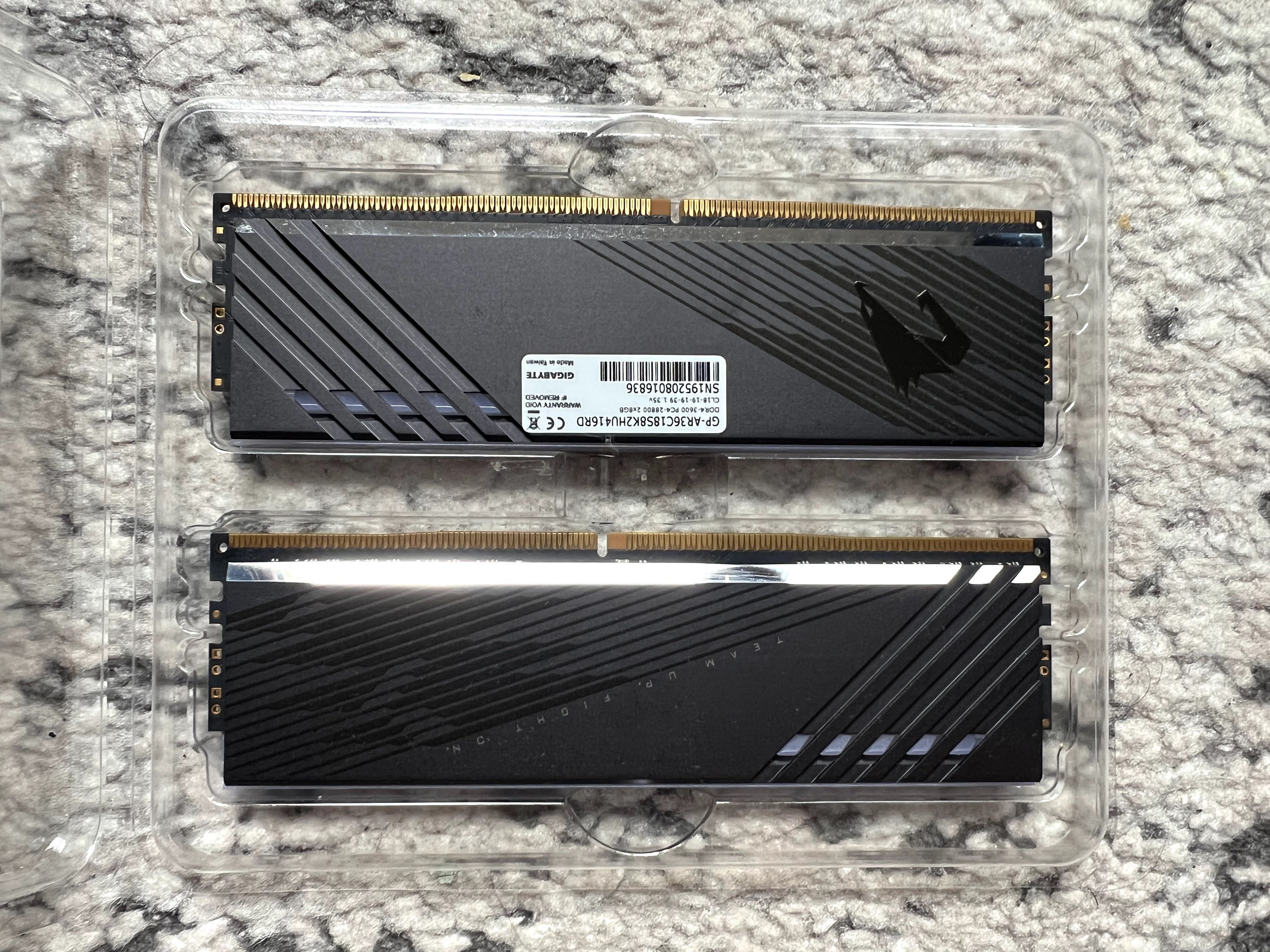 RAM Aorus RGB Memory DDR4 3600MHz (2x8GB)