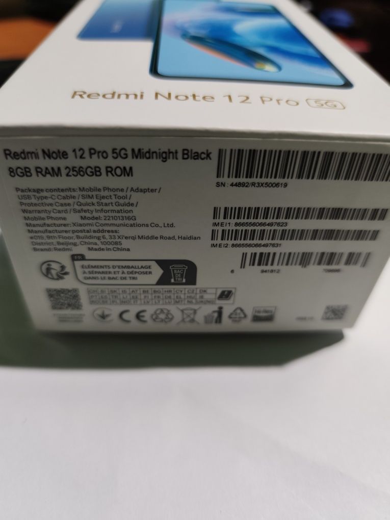 Redmi note 12 pro 5g de gb