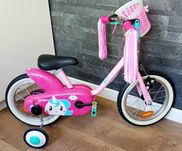 Rowerek 14 Decathlon unicorn dla dziewczynki