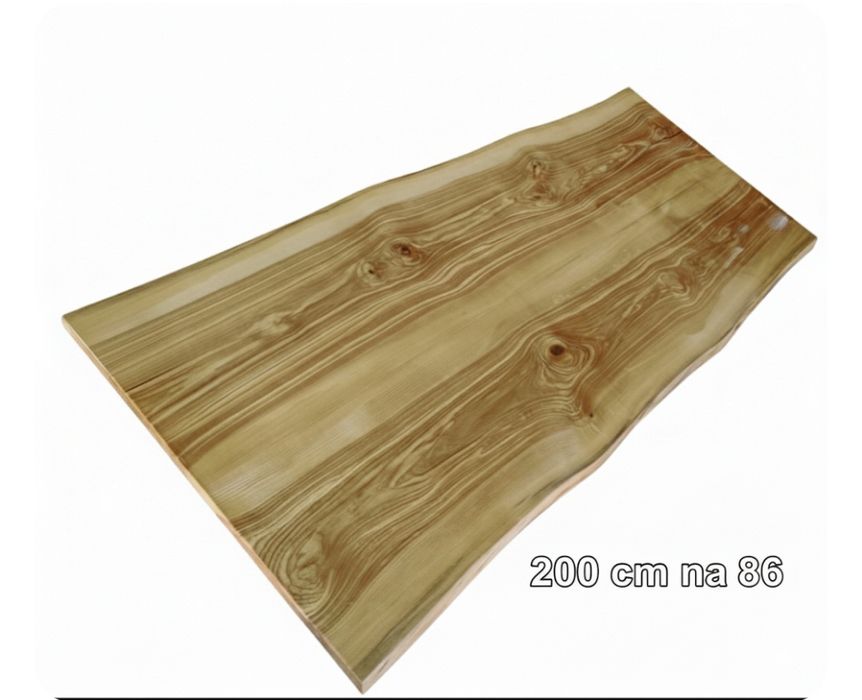 Blat Jesion 200x87 na stół biurko ławę Live Edge