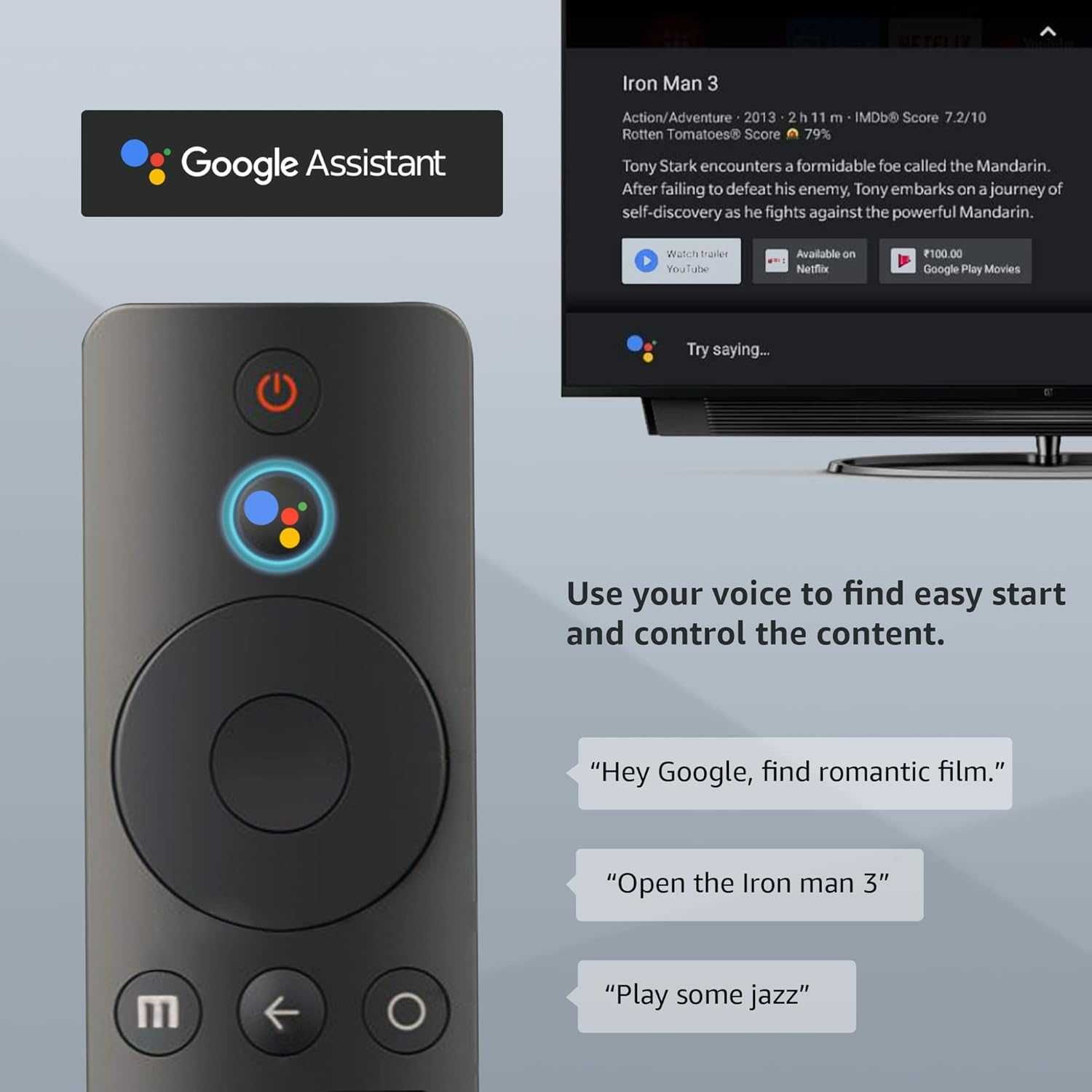 Pilot zastępczy do Xiaomi Mi Stick, Mi Box, Mi TV Bluetooth