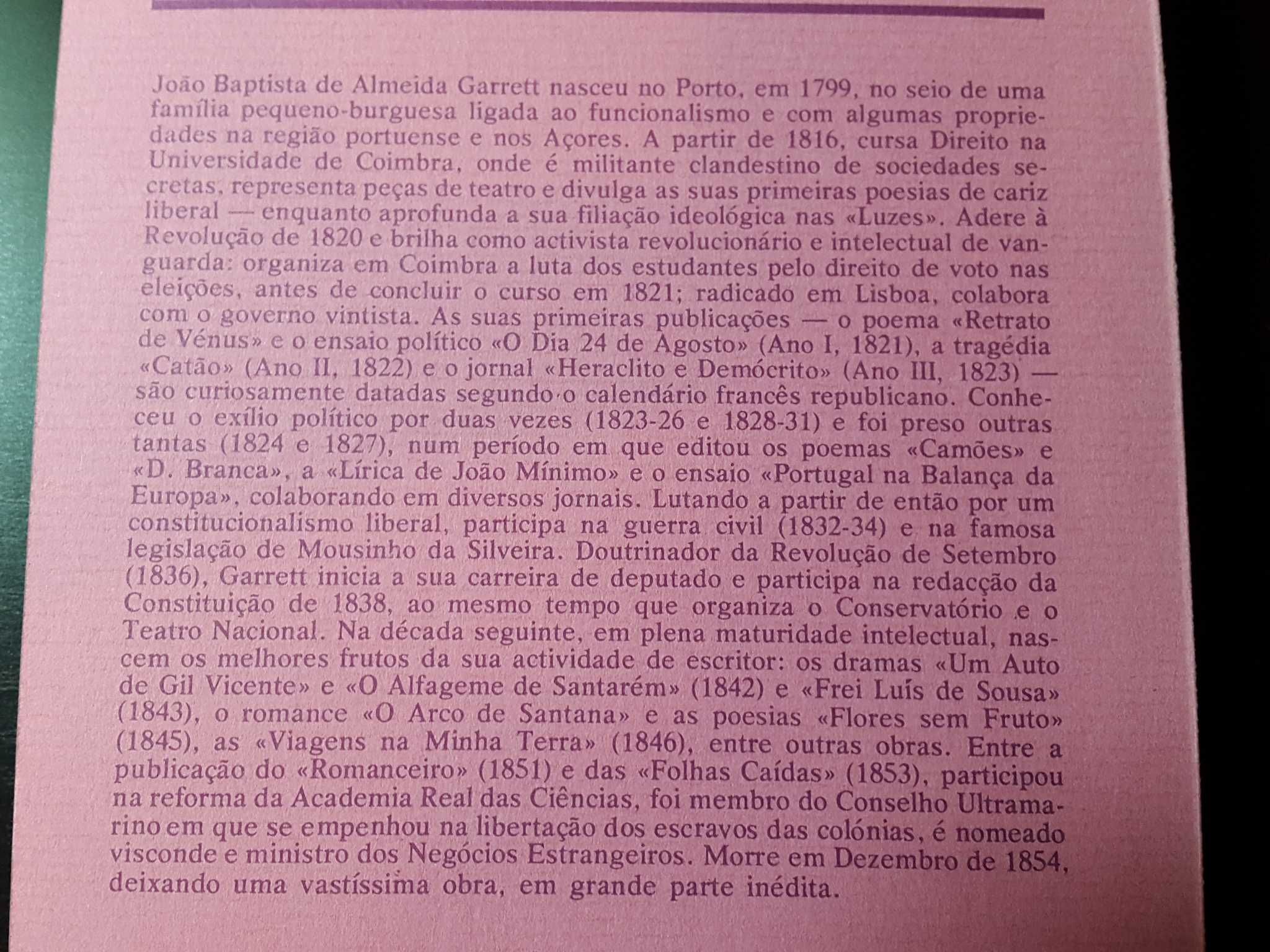 Almeida Garrett - Romanceiro (3 vols., completo)