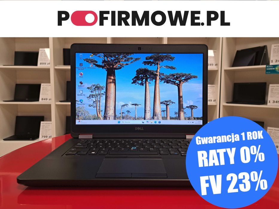 Laptop 14" Dell Latitude E5470 i5 8GB Win11 256SSD Kamera HDMI VGA