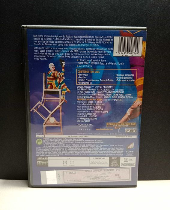 DVD's Cirque du Soleil