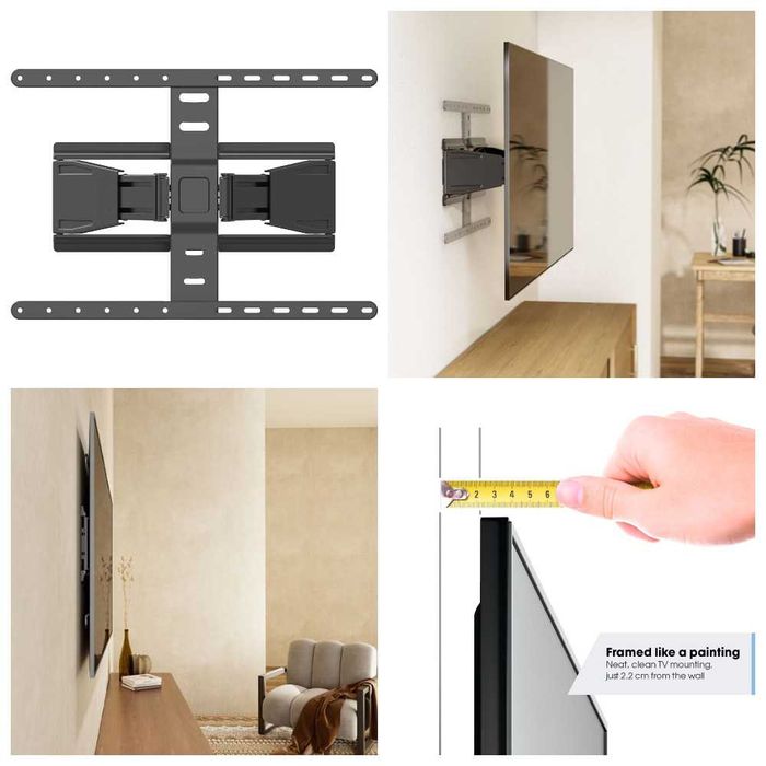 43"-90" Кронштейн для телевізора LOGAN SLIM2 Кріплення для телевізора