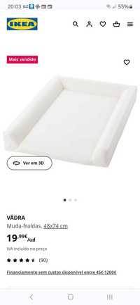 Muda fraldas Ikea como novo