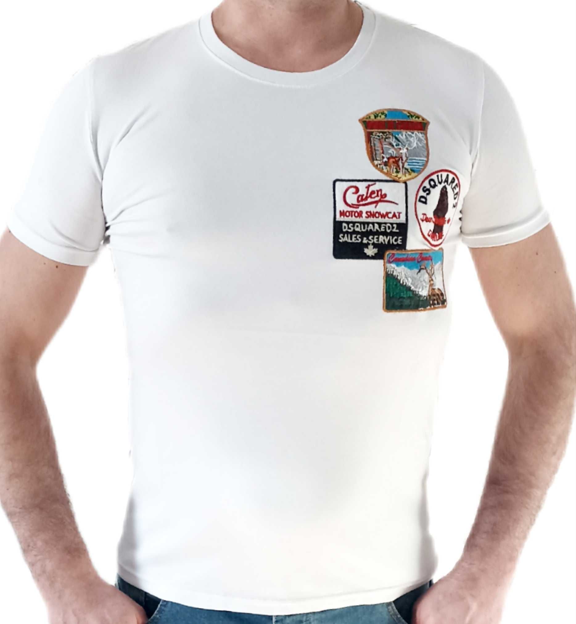 Dsquared2 Icon T-shirt koszulka biała r.S,M,L,XL,XXL