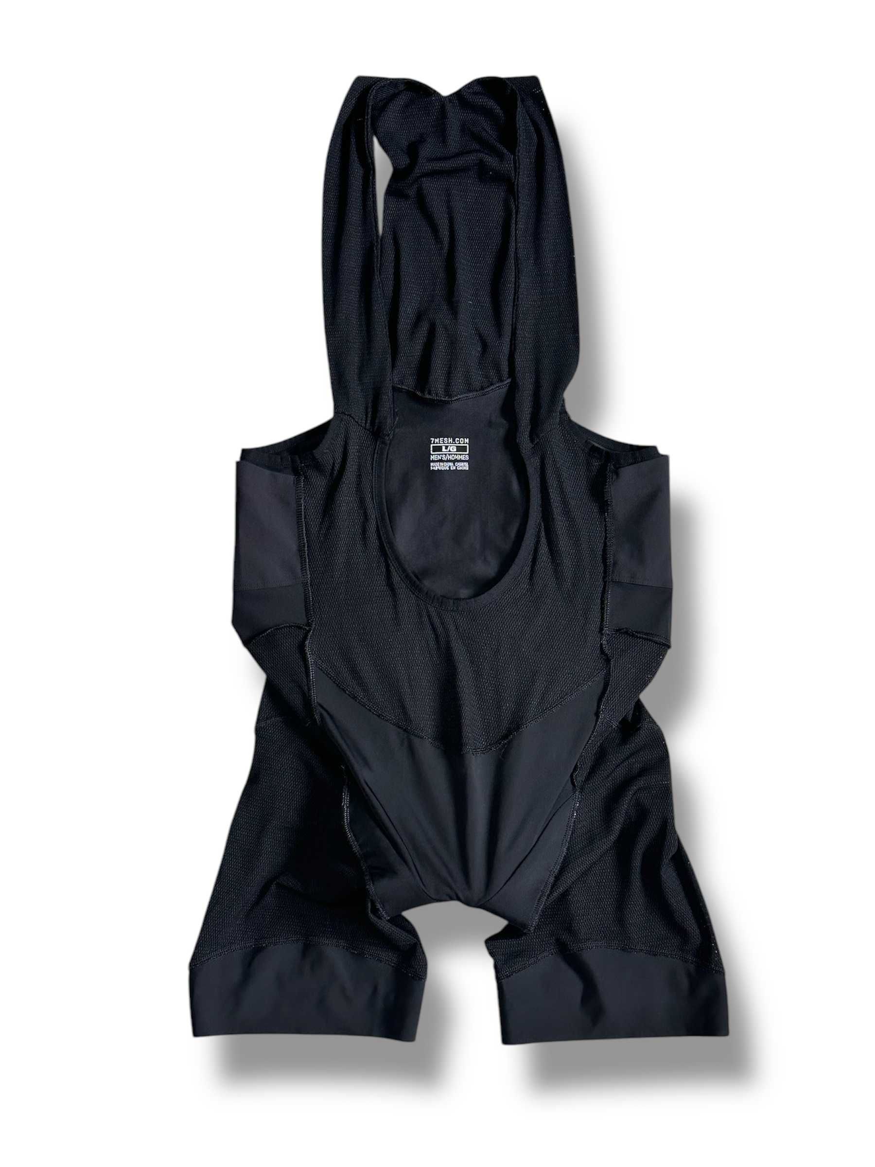 7MESH BIB SHORT męskie spodenki rowerowe z wkładką z szelkami rower L