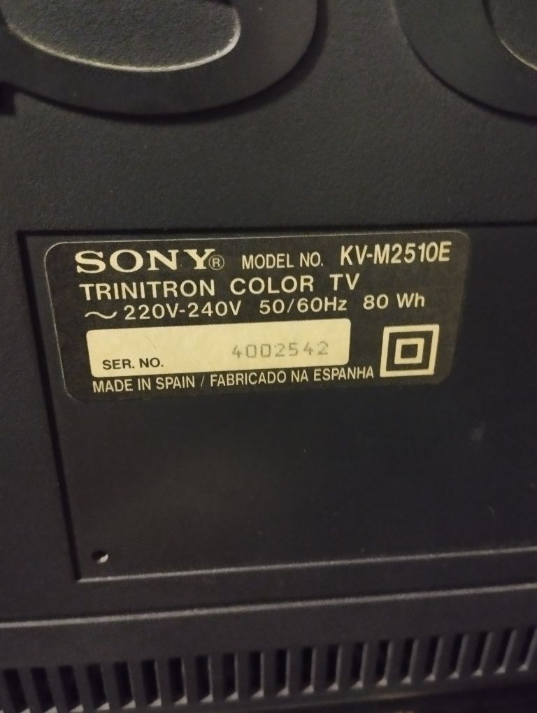 TV CRT Sony Trinitron KV-2510E