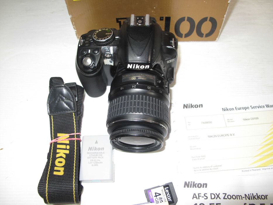 Nikon D3100 + 18-55 VR (Estabilizador) tudo na caixa original