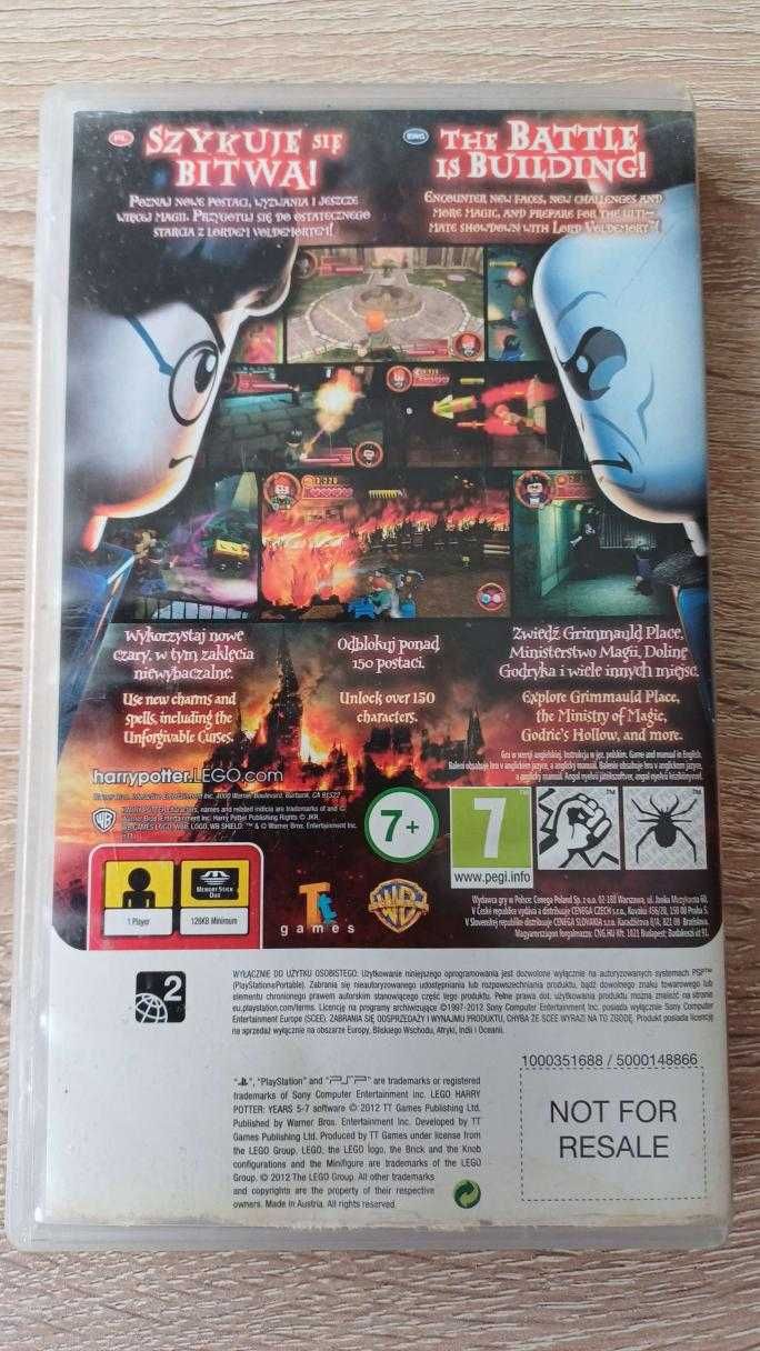 Gra na PSP LEGO Harry Potter years 5-7