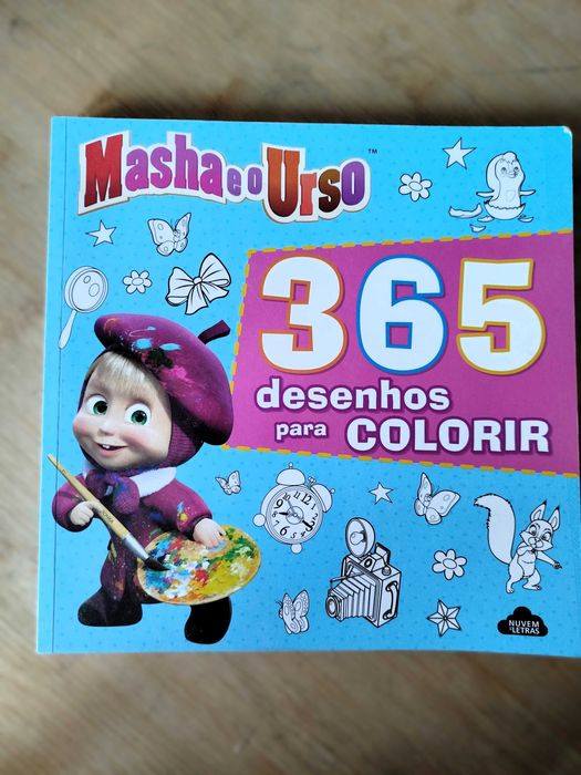 Masha e o Urso - 365 Desenhos para Colorir