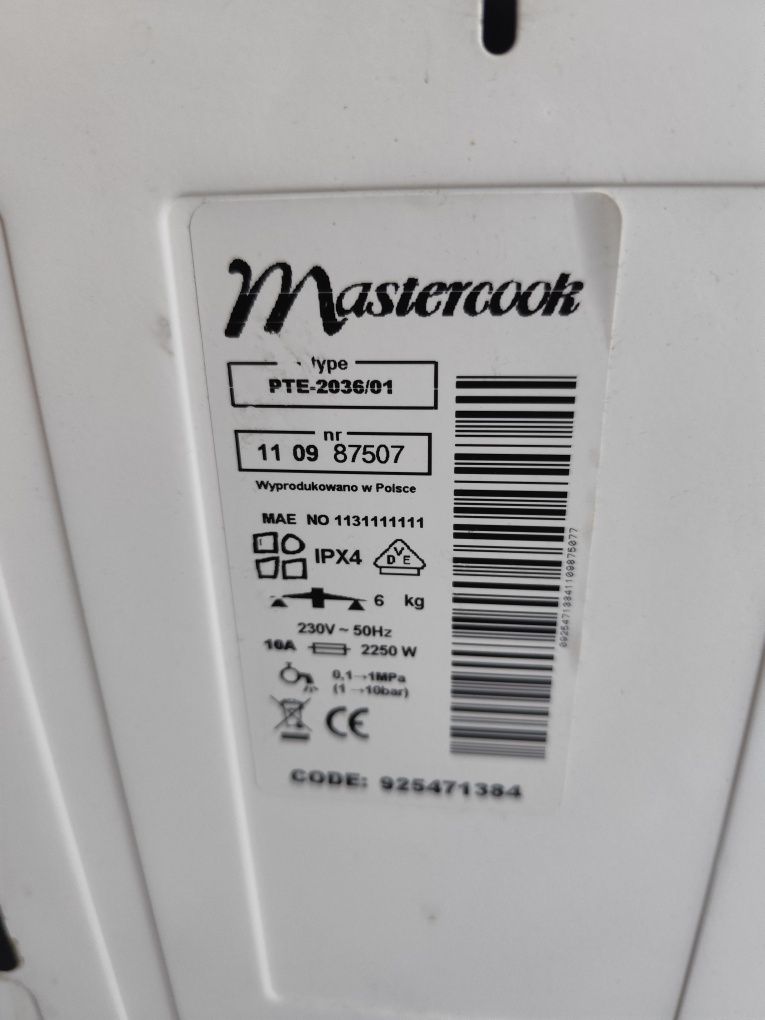 Pralka Mastercook PTE 2036