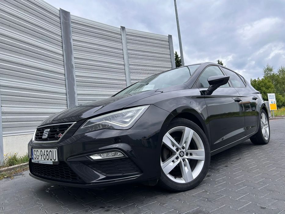 Seat Leon Salon PL, I-szy właściciel, Wersja FR, Nawigacja, LED,