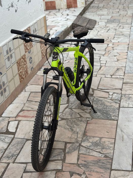 BICICLETA MTB ROCKRIDER (Quadro L) Neon 27.5 - Semi-Nova / Pouco Uso!