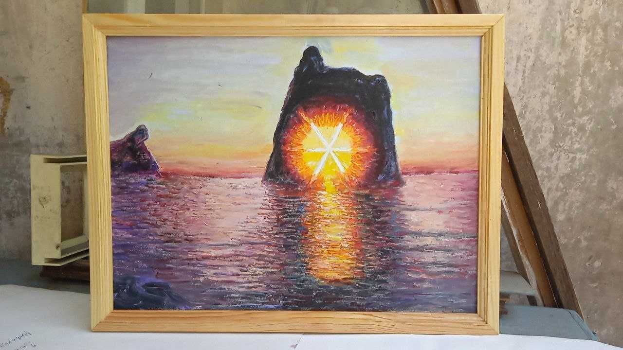 Картина море авторские работы миниатюры (Днепр)
