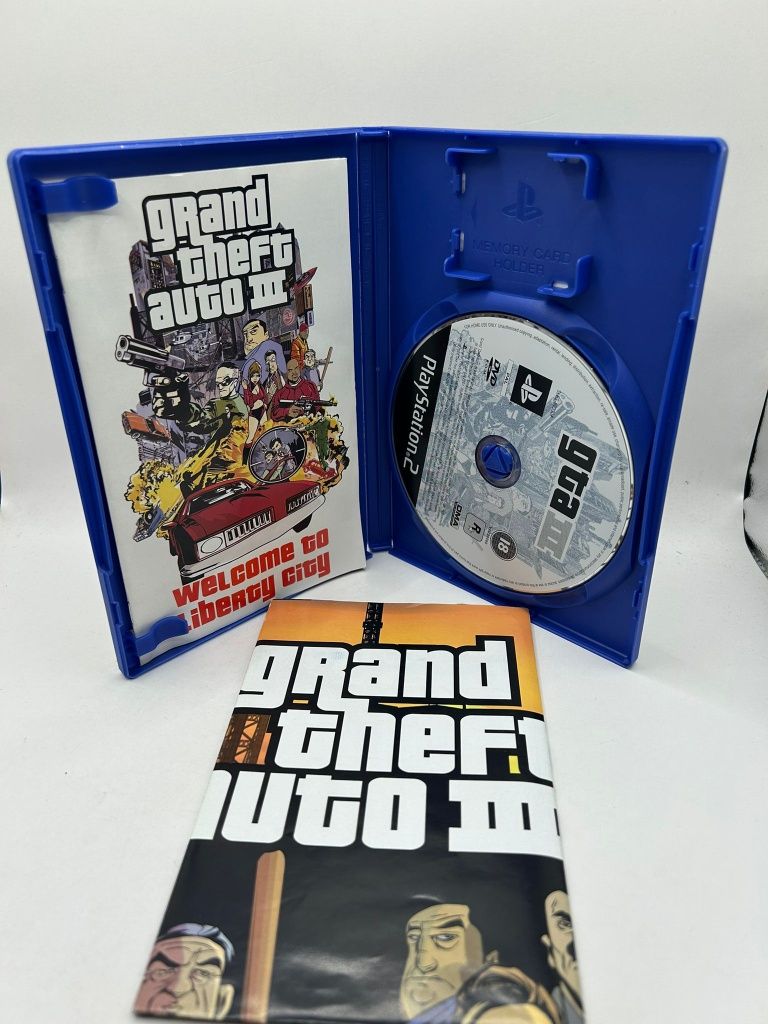 Gta III Komplet z Mapą Ps2 nr 5622