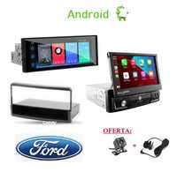 (NOVO) Rádio 1DIN • FORD Fiesta Escort Puma Cougar Explorer • Android