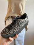 Maruti sneakersy na platformie z włosiem leopard skóra 37