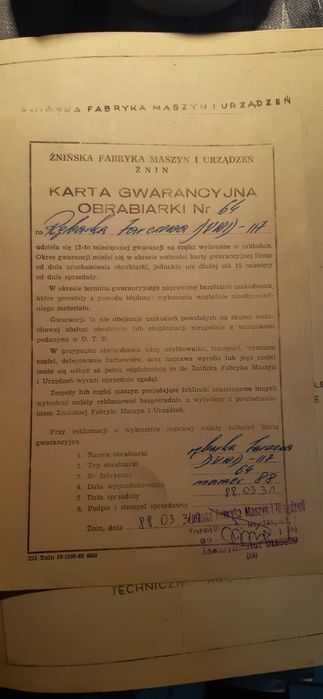 stara dtr rębarka tarczowa DVWD-117 dla kolekcjonerów prl