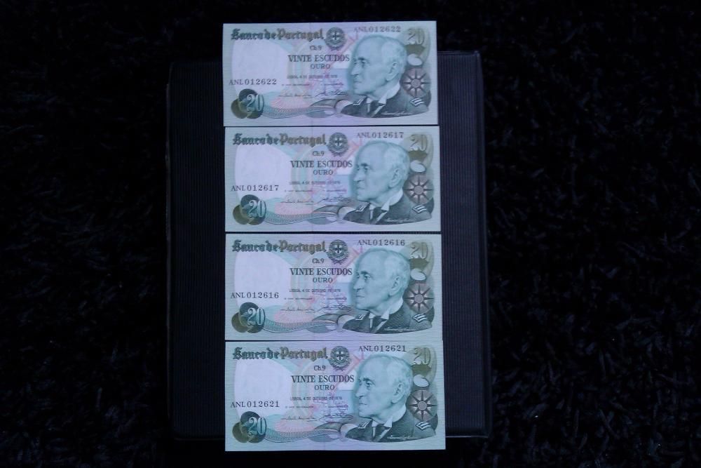 Lote de 18 notas muito bem conservadas!